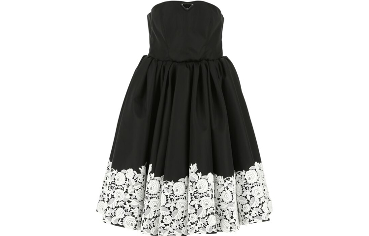 PRADA SS21 Sleeveless Dress Women's Black