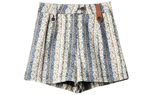 LOEWE SS21 Casual Shorts Women's Light Blue