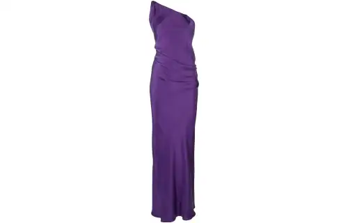 SAINT LAURENT SS23 Sleeveless Dress Women's Purple