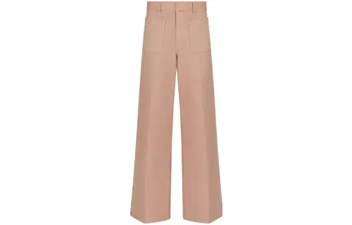 DIOR Jeans Women's Rose Pink Moderate Wide Leg Pants
