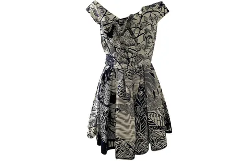 DIOR Sleeveless Dresses Women's Multicolor Moderate Mid Length