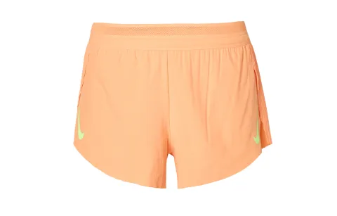 Nike Aero Swift Mid-Rise Fitness Women's Casual Shorts Orange