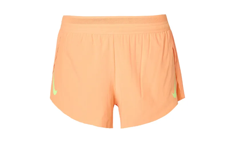 Nike Aero Swift Mid-Rise Fitness Women's Casual Shorts Orange