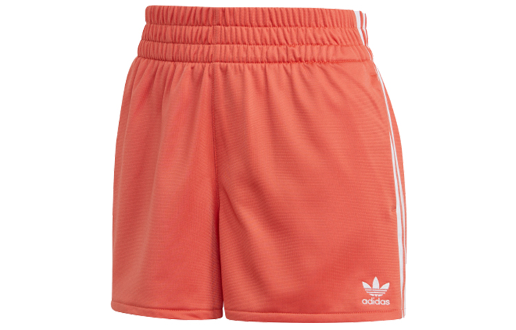 Женские шорты adidas originals 3 Str Short Logo (светло-красные) — фото 1