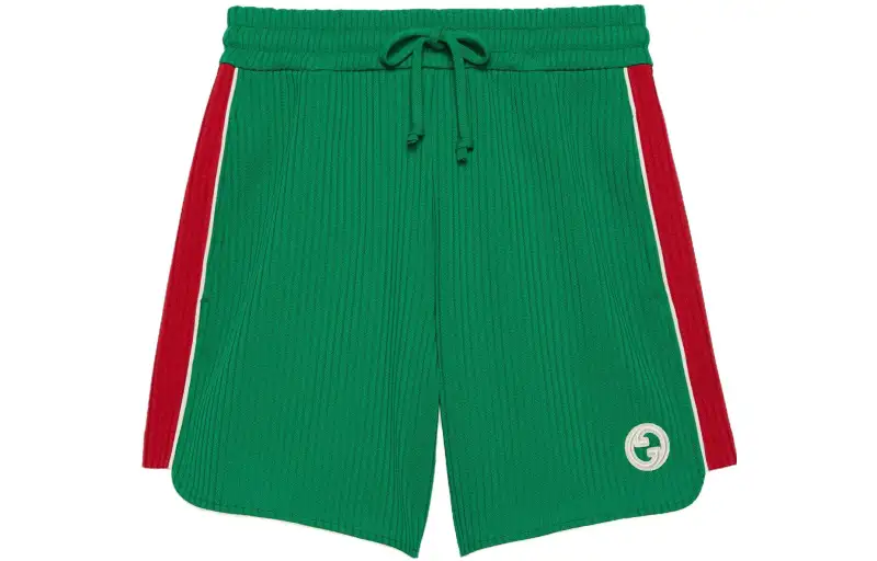 GUCCI Casual Shorts Women's Green Moderate