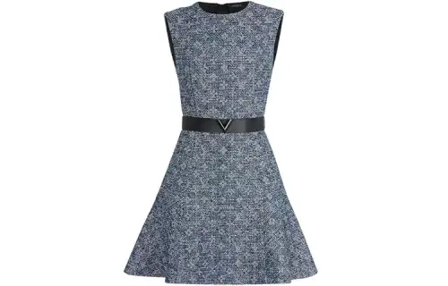 LOUIS VUITTON Sleeveless Dress Women's Blue