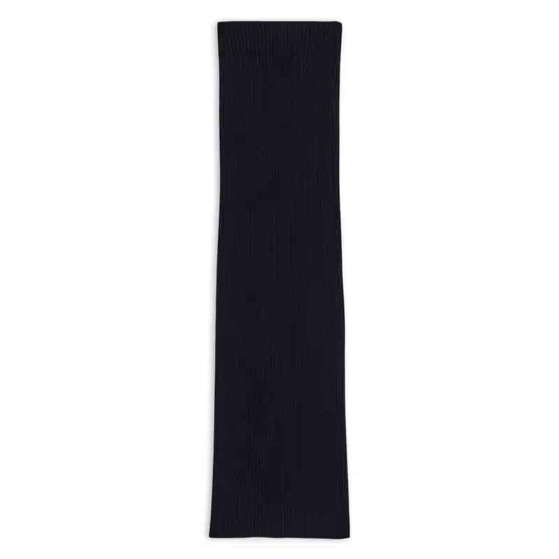 Balenciaga SS22 Knit Long Skirt Slim Fit Women's Black