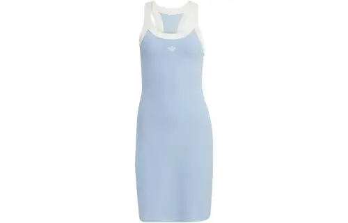 Adidas Originals Hot Girl Collection Sleeveless Dress Women's Sky Blue