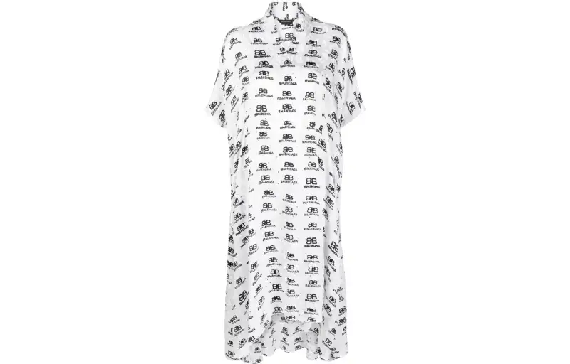 【Best of: PromotionsPrevious Season】BB Icon logo-jacquard midi dress