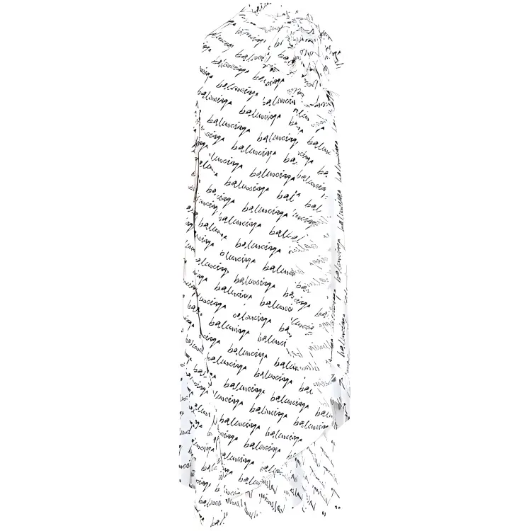 Balenciaga Sleeveless Dresses Women's White Crew Neck Moderate