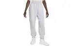 Nike Knitted Sweatpants Women's Light Purple Moderate Cuffed Pants