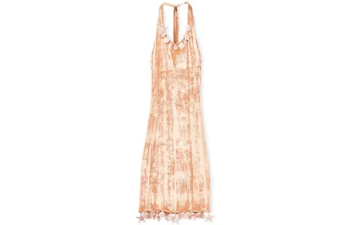 LOEWE Sleeveless Dresses Women's Rose Crew Neck Moderate