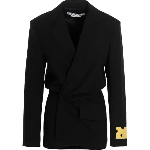 OFF WHITE Dry Wo Twist Blazer Dress Black