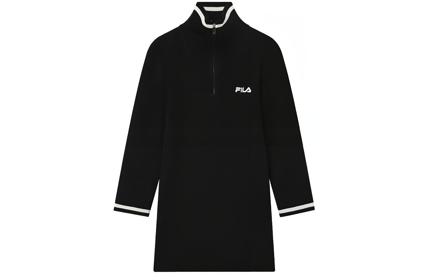 FILA Long Sleeved Dress Women's Jet Black