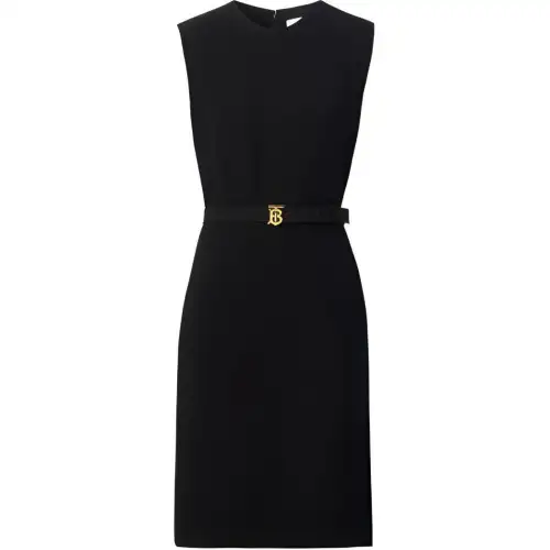 Burberry Sleeveless Dress Women's Black