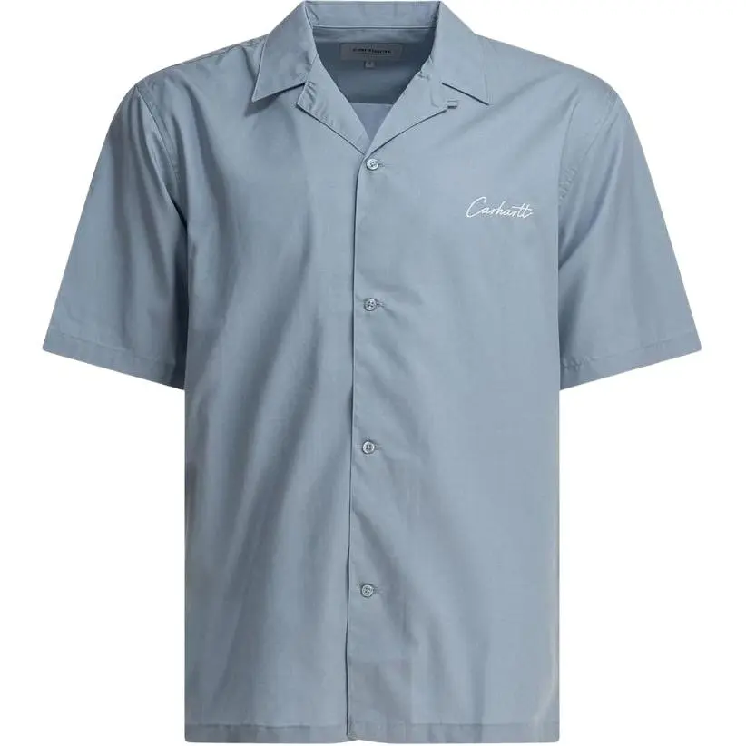 Carhartt WIP Logo Embroidered Short Sleeved Shirt