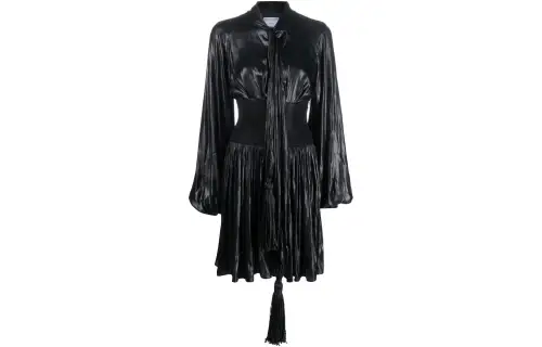 Bottega Veneta Tassel Detail Flared Dress