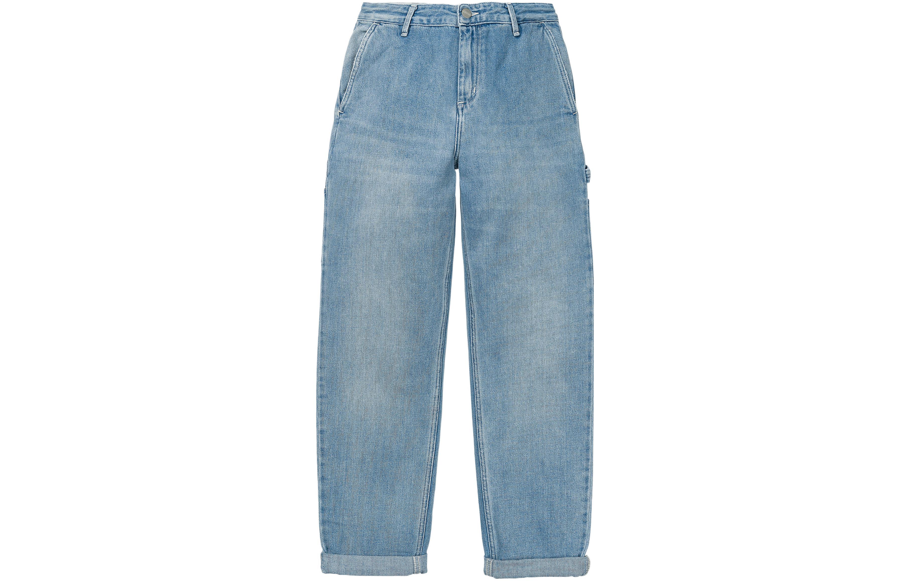 Женские джинсы Carhartt WIP прямого кроя (синие)