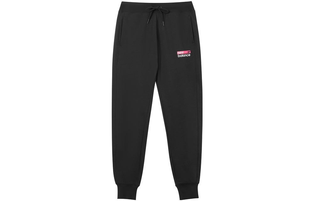 New Balance Knitted Sweatpants Women's Black Moderate Cuffed Pants