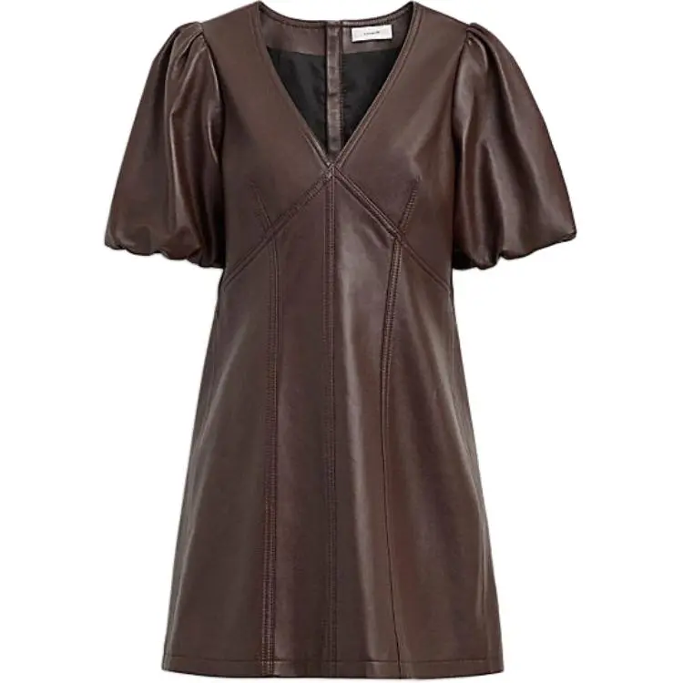 COACH SS24 Short Sleeved Dress Women's Umber