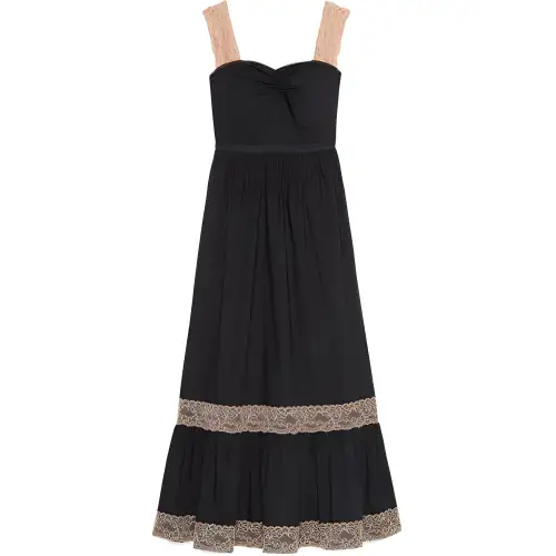 GUCCI SS22 Sleeveless Dress Women's Black