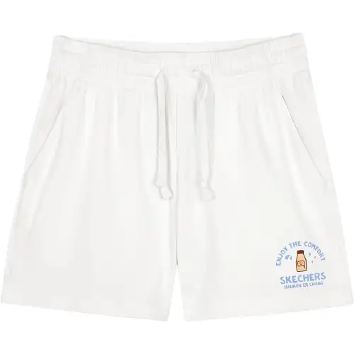 Skechers Hankou No. 2 Factory Joint Series Casual Shorts Women's Bright White/0019 Moderate