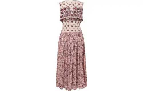 LOUIS VUITTON FW23 Sleeveless Dress Women's Pink