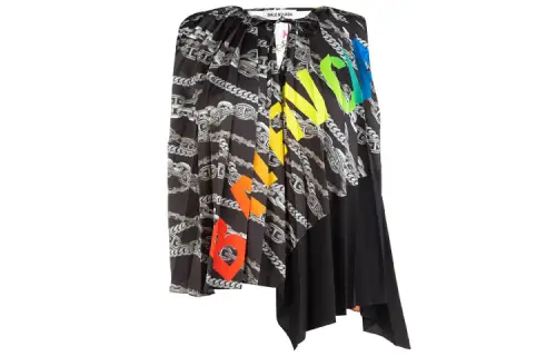 Balenciaga Sleeveless Dress Women's Multicolor