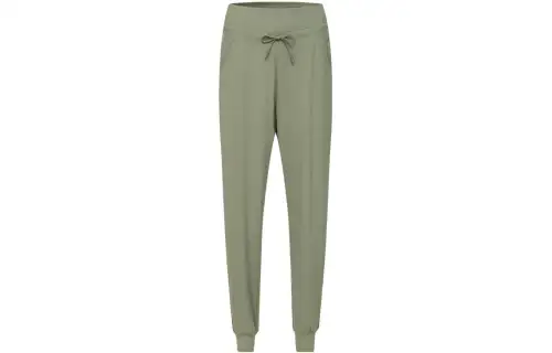 Reebok Knitted Sweatpants Women's Green Moderate Cuffed Pants