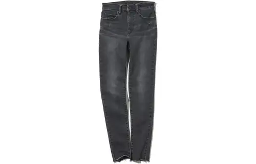 UNIQLO Jeans Women's Asphalt Gray Moderate Straight Fit Pants