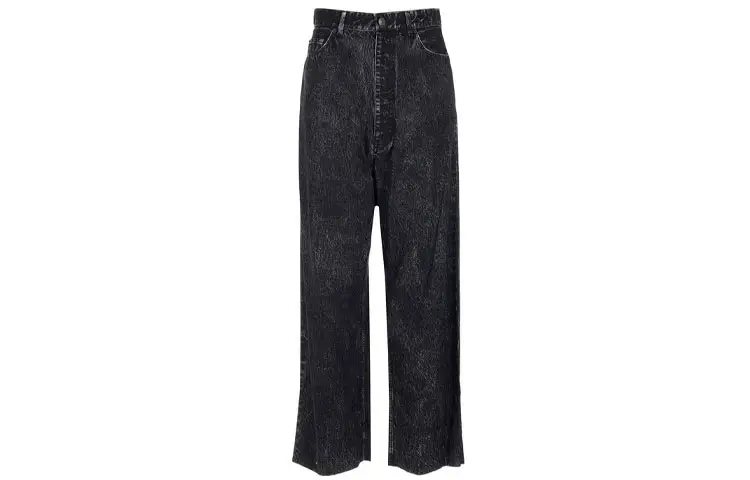 Balenciaga Jeans Women's Gray Moderate Straight Fit Pants