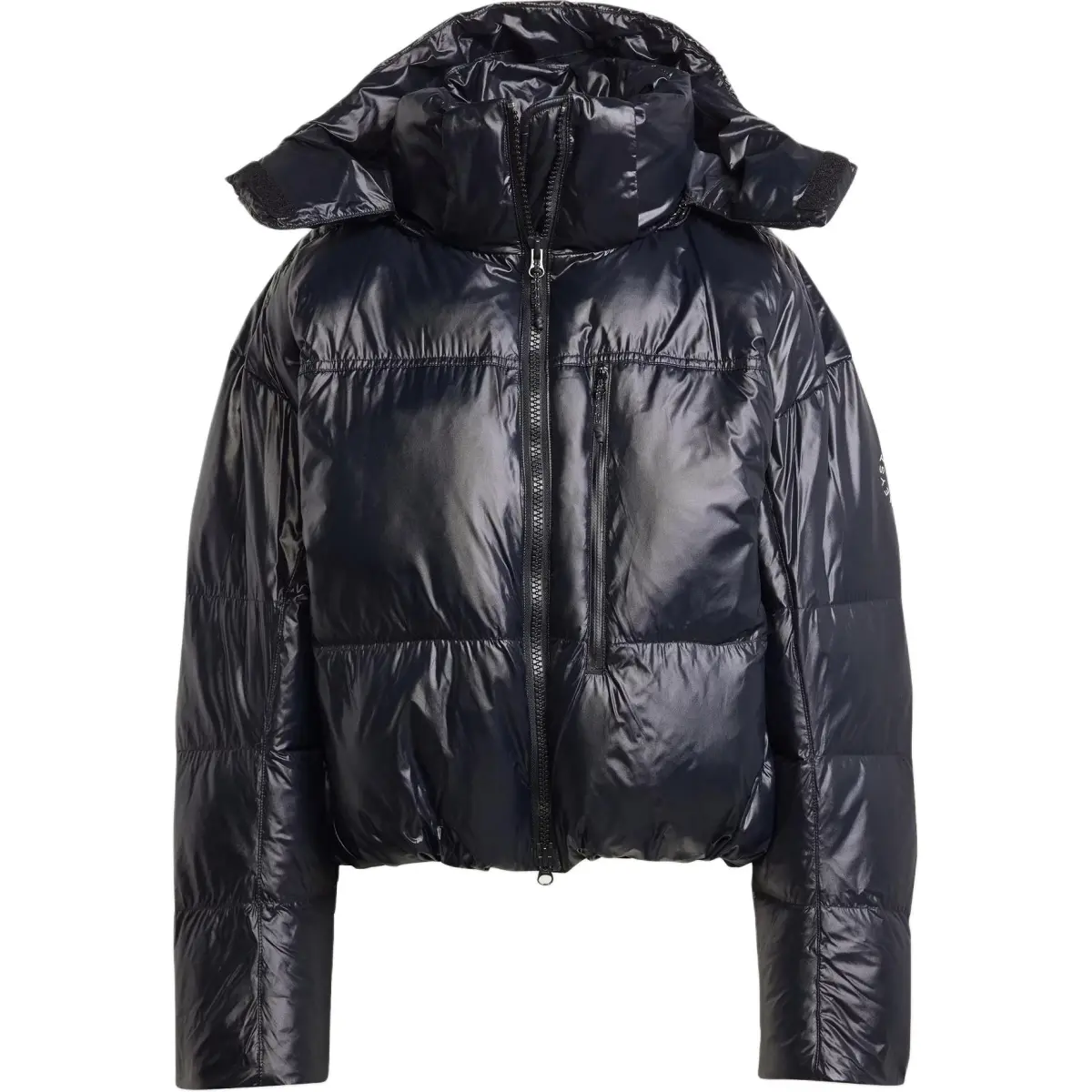 Adidas logo-patch puffer jacket