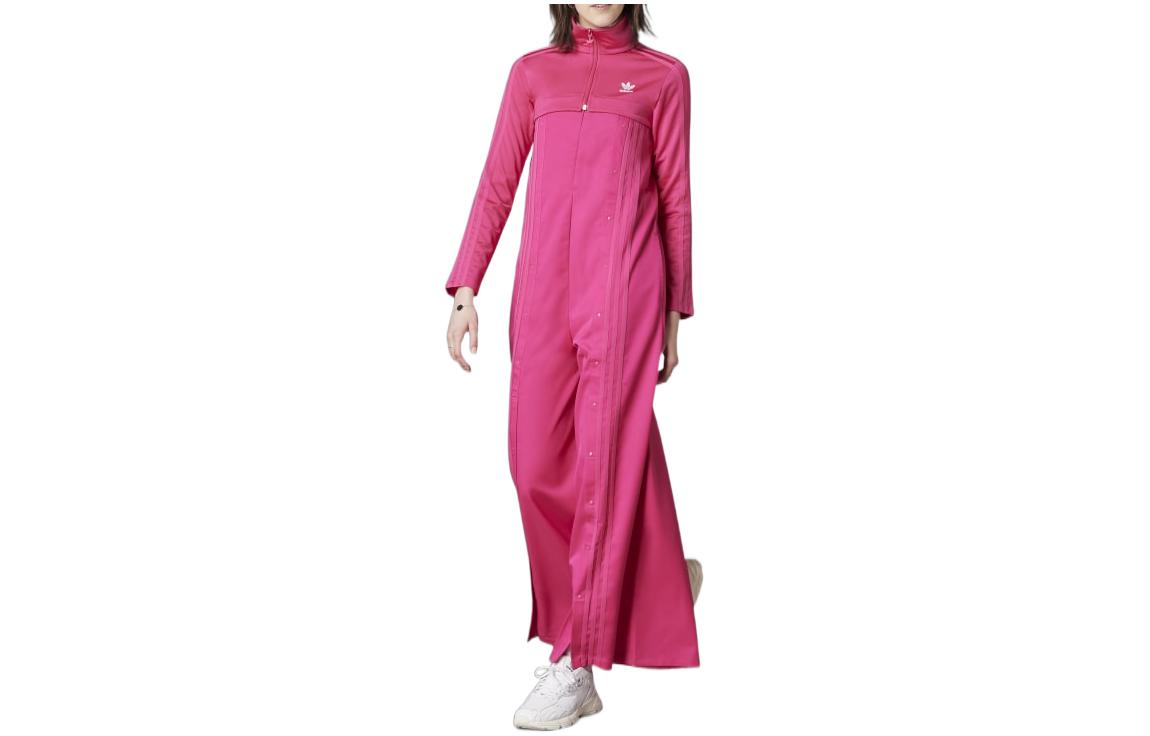 Adidas Originals Jumpsuits Women's Pink Moderate Flared Pants