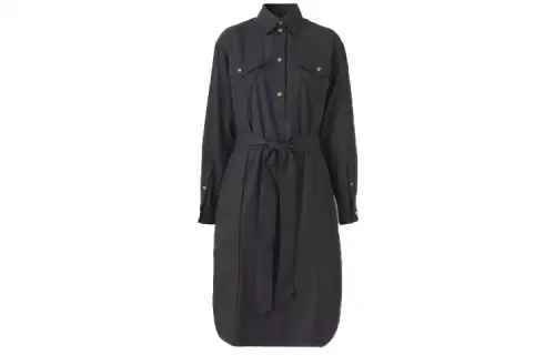 Burberry Long Sleeved Dress Women's Black