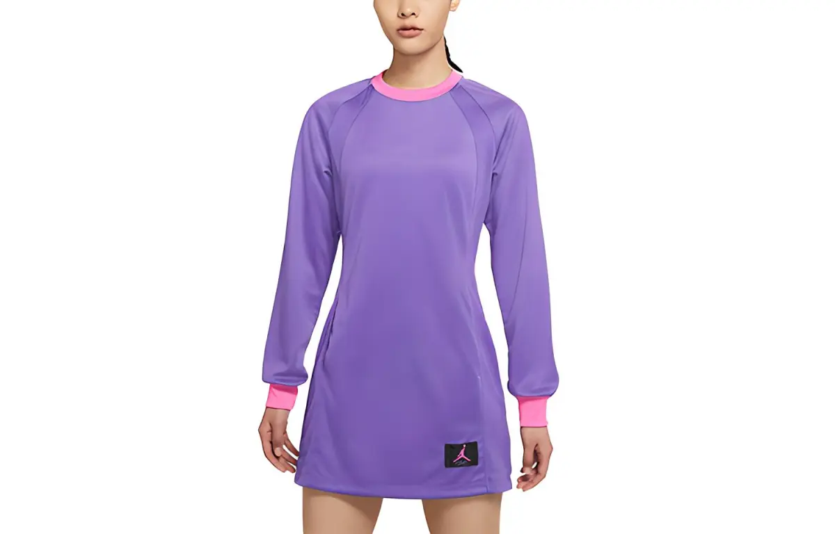 Jordan Long Sleeved Dress Women's Subtle Purple Pink