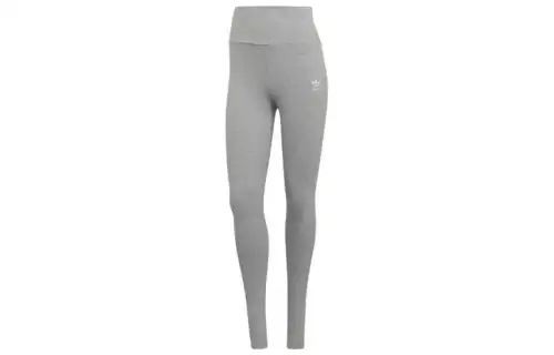 Adidas Originals Knitted Sweatpants Women's Medium Heather Gray Moderate Slim Fit Pants