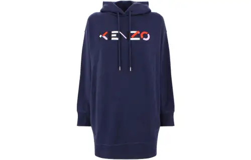 KENZO Long Sleeved Dress Women's Blue