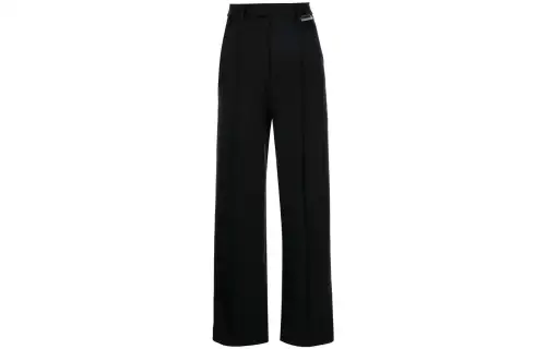 Vetements Wide Leg Molton Tailored Pants 'Black'