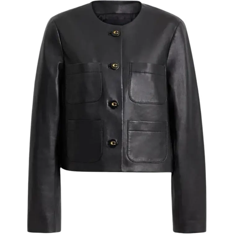 COACH Puffer Jacket Women's Black