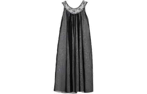 PRADA SS23 Slip Dress Women's Black