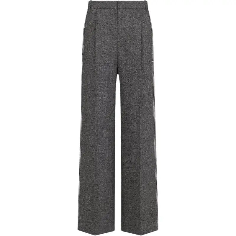 DIOR SS25 Graphique Casual Pants Women's Gray