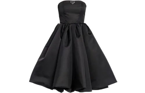PRADA Sleeveless Dresses Women's Black Moderate