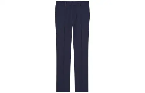 UNIQLO Suit Pants Women's Navy Blue Moderate Straight Fit Pants