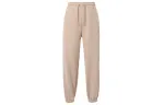Jordan Flight Solid Color Lace Up Casual Elastic Cuff Fleece Lined Knitted Sweatpants Women's Legend Medium Umber