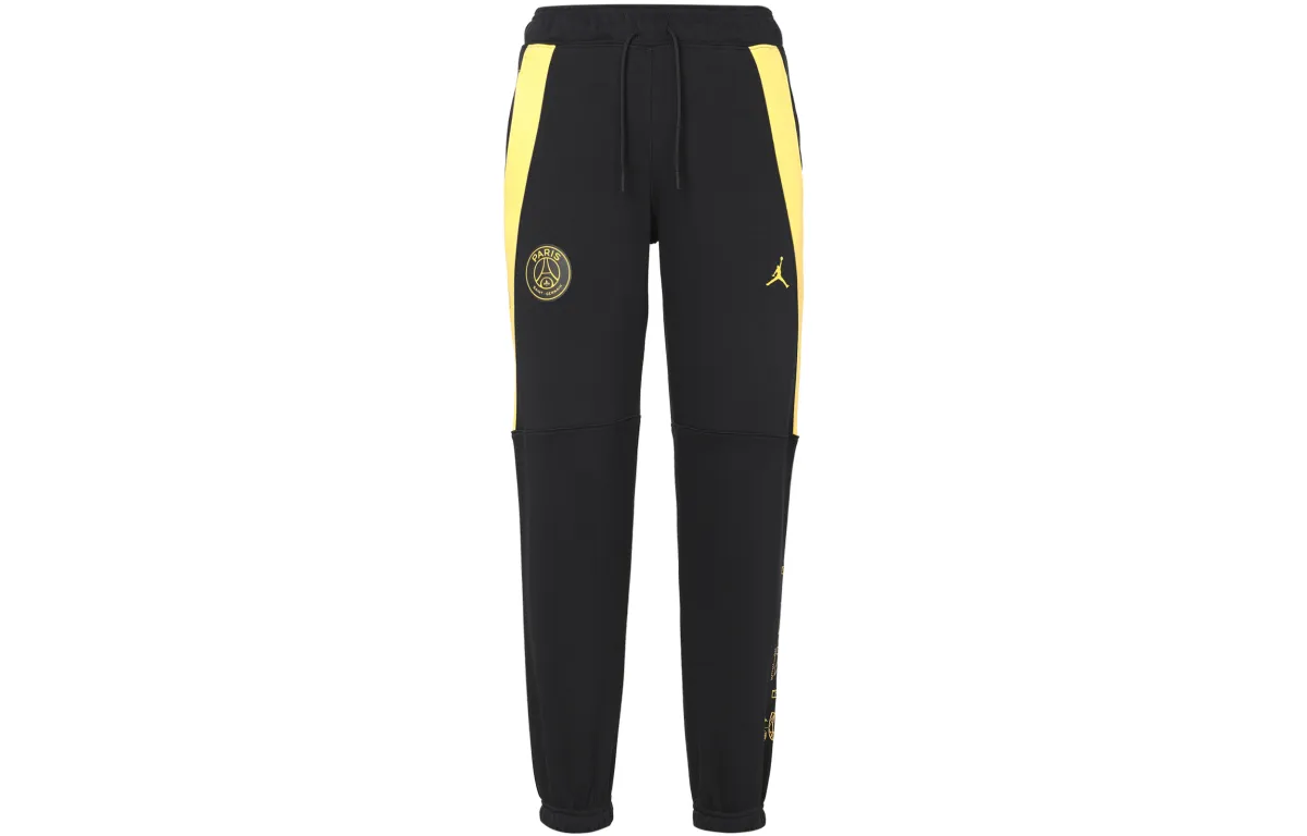 Jordan X Paris Saint Germain Women'ss Pants Asia Sizing Black/Tour Yellow