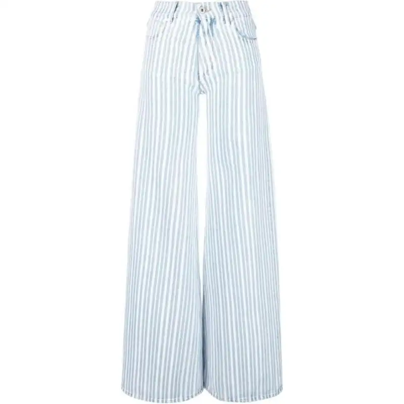 OFF-WHITE wide leg jeans