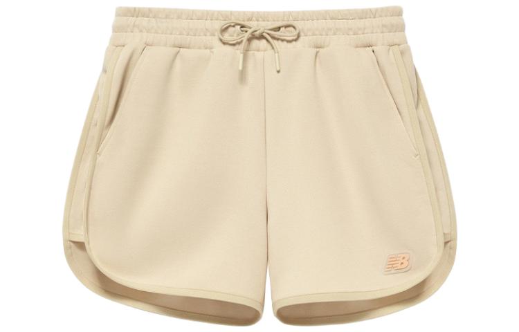 Женские шорты New Balance Однотонные (каки)