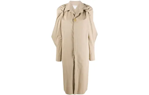 Bottega Veneta FW21 Long Sleeved Dress Women's Khaki