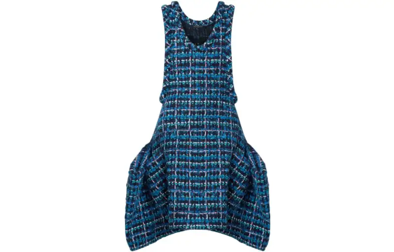 LOUIS VUITTON Sleeveless Dress Women's Blue
