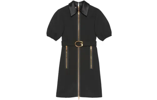 【Previous Season】G buckle jersey dress